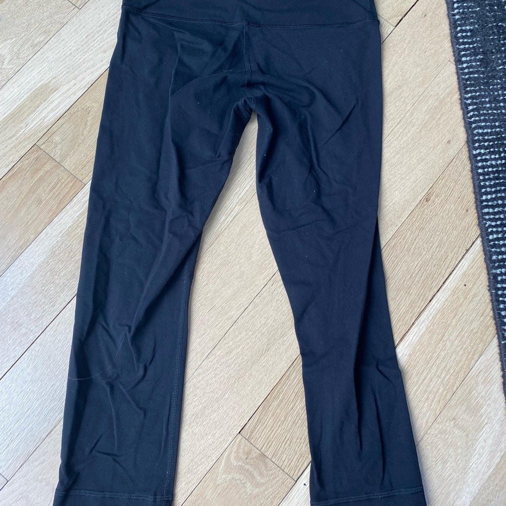 Lululemon 27 inch Black Luon Leggings - Picture 3 of 5